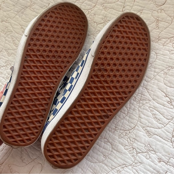 Vans Old Skool Blue Checkerboard Lace Up Women’s 11 Men’s 9.5 - Picture 11 of 11